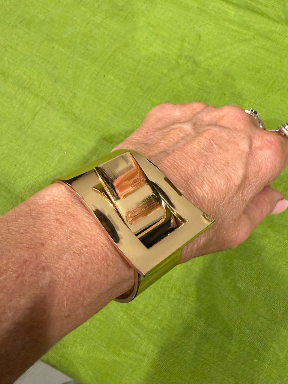 Gold Clamper Bangle